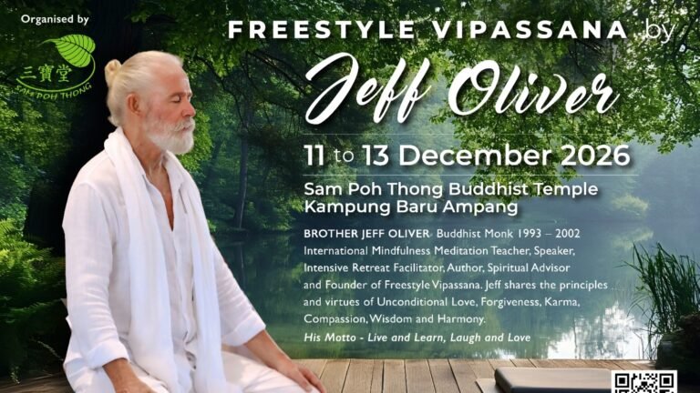 Freestyle Vipassana Retreat by Jeff Oliver